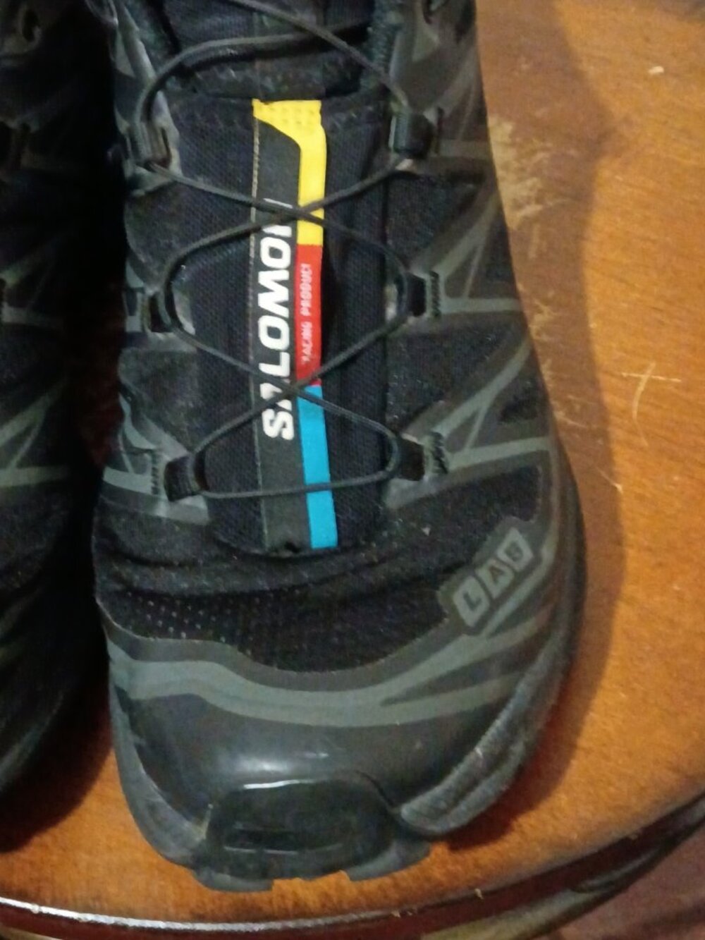 Salomon XT-6 Men's Black Low Top Lace-Up Athletic Sneakers Style 410866 Size 8 - Picture 7 of 16